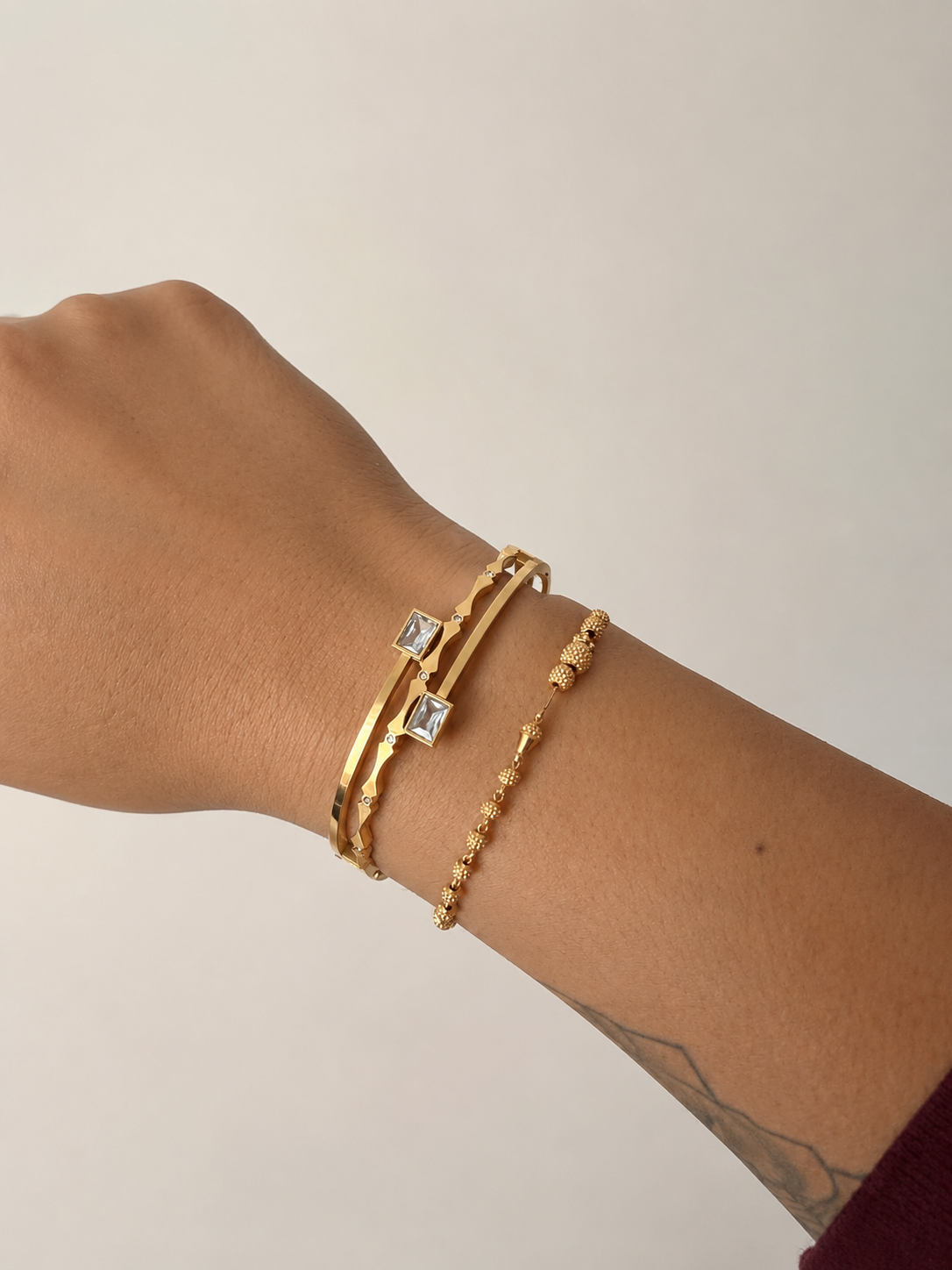 Aura Stacked Bangle