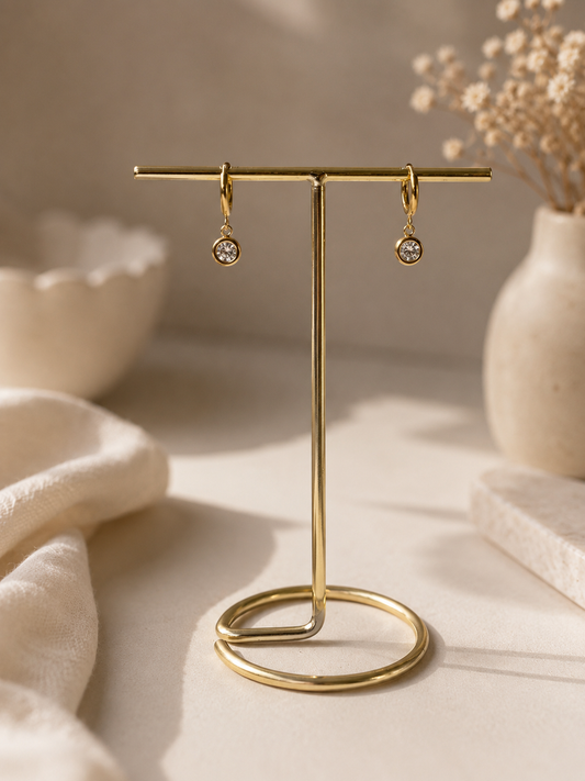 Crystal Drop Earings